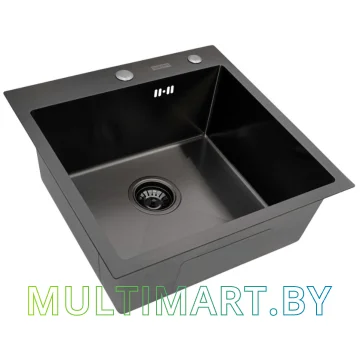 Кухонная мойка ARFEKA Eco AR 500x500 Black PVD Nano